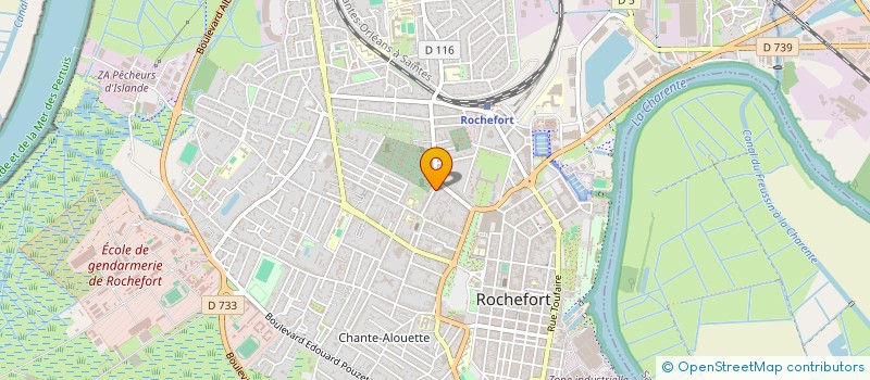 localisation de l'entreprise C.F.R.  ROCHEFORT