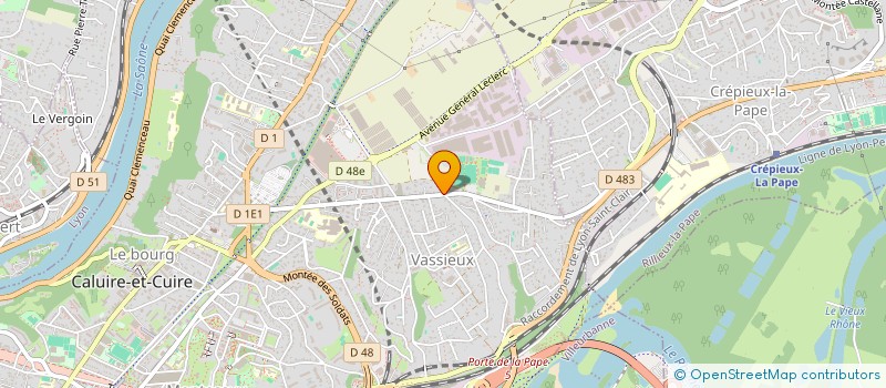 localisation de l'entreprise C.F.R  CALUIRE-ET-CUIRE