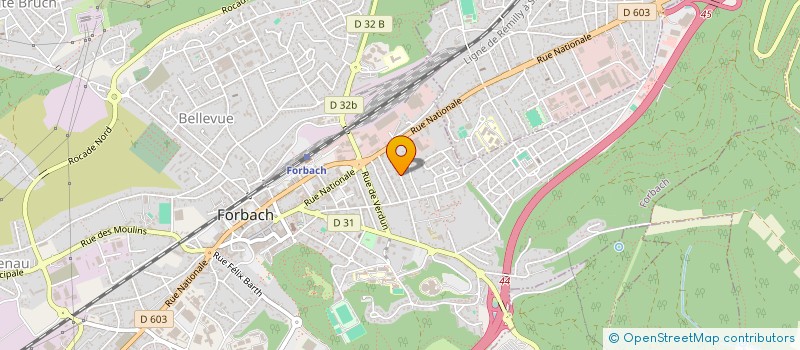 localisation de l'entreprise C.F.R. CONSULTANTS  FORBACH