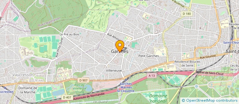 localisation de l'entreprise C.F.R.EUROPEENS GARCHES à GARCHES