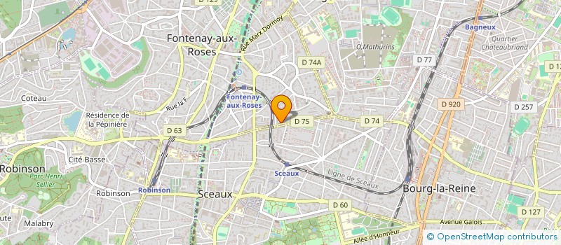 localisation de l'entreprise C&F RENOV à FONTENAY-AUX-ROSES