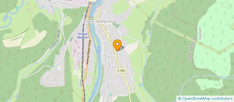 localisation de l'entreprise C.F. REPUBLIQUE  VIREUX-WALLERAND