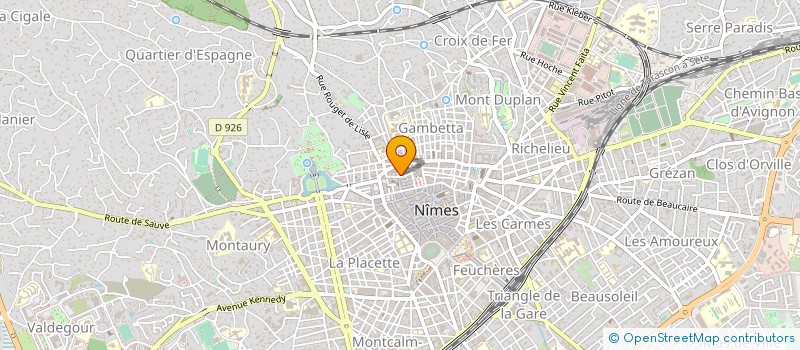 localisation de l'entreprise C.F. RESTAURATION à NIMES