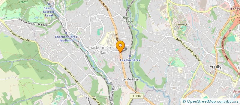 localisation de l'entreprise C.F. RONDA  CHARBONNIERES-LES-BAINS