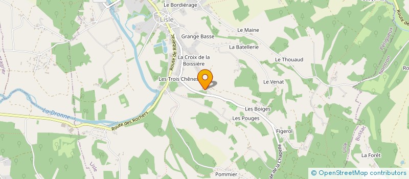 localisation de l'entreprise C.F.S INVEST  LISLE