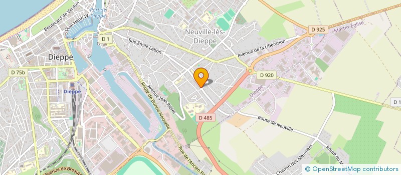 localisation de l'entreprise C F T IMMOBILIER  DIEPPE