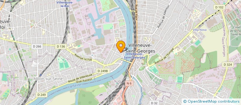 localisation de l'entreprise C.F.T.L.  VILLENEUVE-LE-ROI