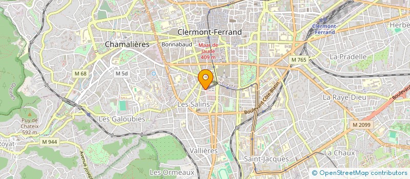 localisation de l'entreprise C F T V à CLERMONT-FERRAND