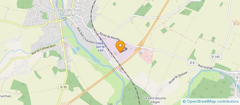 localisation de l'entreprise C.F.U.P à CLOYES-LES-TROIS-RIVIERES
