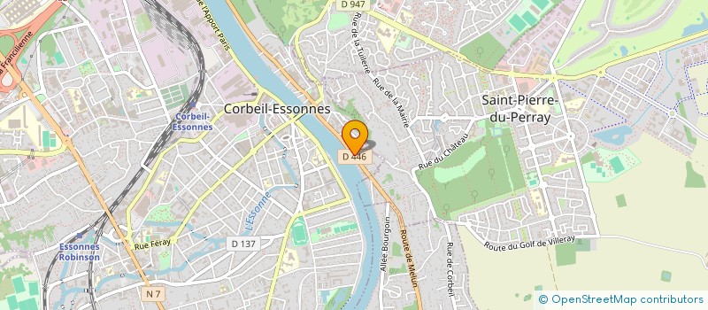 localisation de l'entreprise C F V à CORBEIL-ESSONNES