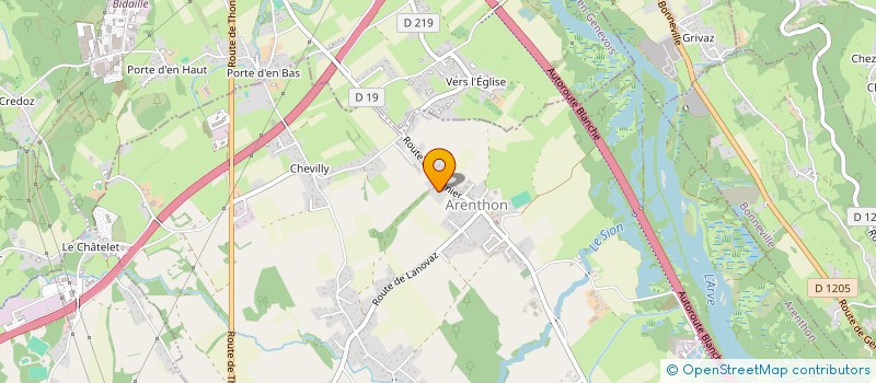 localisation de l'entreprise C. FABIMMO  ARENTHON