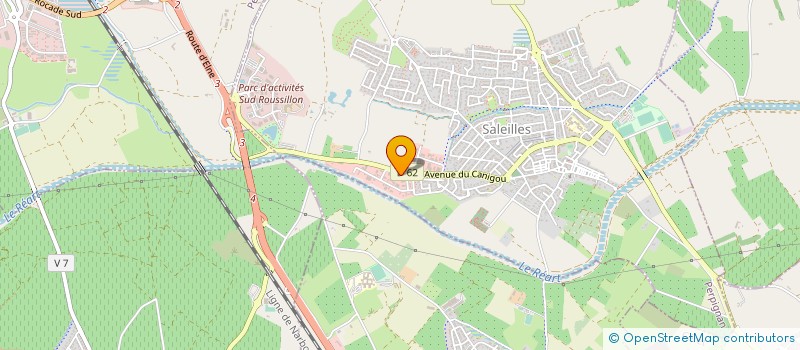 localisation de l'entreprise C-FER à SALEILLES