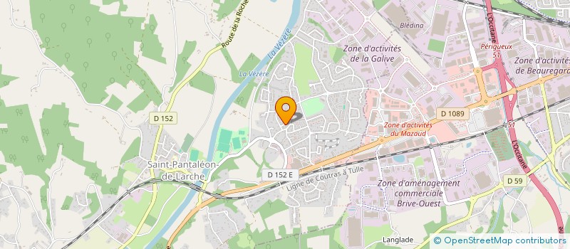 localisation de l'entreprise C'FITDANCE  SAINT-PANTALEON-DE-LARCHE