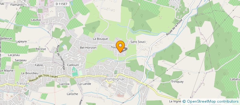 localisation de l'entreprise C-FIVE à BORDEAUX