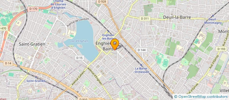 localisation de l'entreprise C'FLEURS  ENGHIEN-LES-BAINS