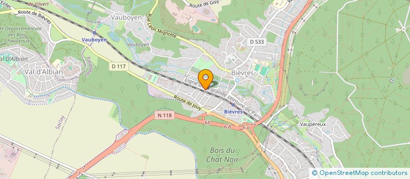localisation de l'entreprise C FOCUS à BIEVRES