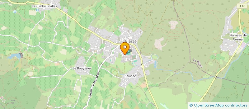 localisation de l'entreprise C FRAIS  CLARET