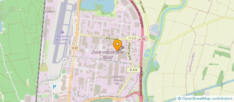 localisation de l'entreprise C'FRAIS - COLMAR FRAIS DISTRIBUTION  COLMAR