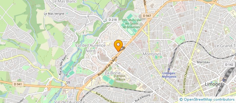 localisation de l'entreprise C FRENCHY à LIMOGES