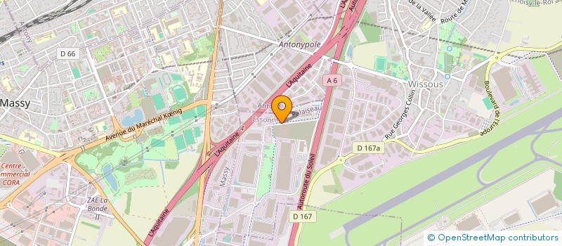 localisation de l'entreprise C.FROID  WISSOUS