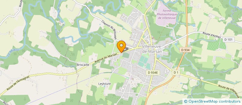 localisation de l'entreprise C'FXR  VILLENEUVE-DE-MARSAN