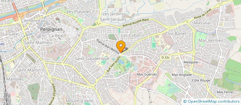 localisation de l'entreprise C.G.  PERPIGNAN