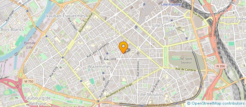 localisation de l'entreprise C&G à LILLE