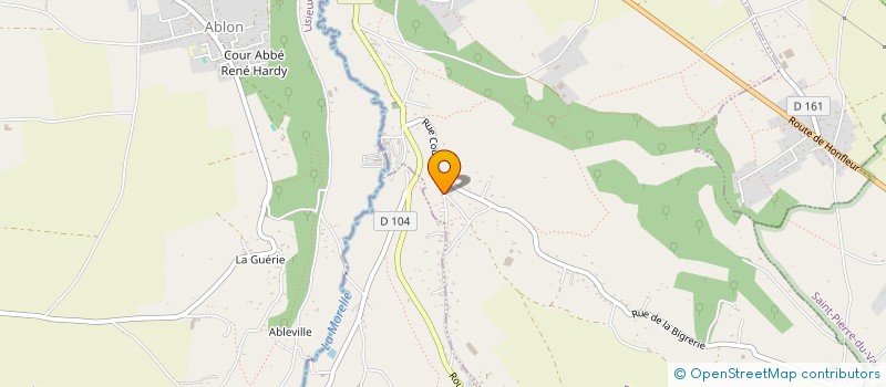 localisation de l'entreprise C&G  FIQUEFLEUR-EQUAINVILLE