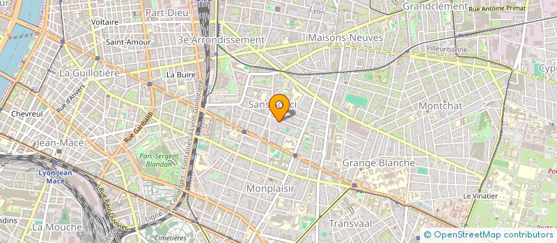 localisation de l'entreprise C.G.A.G  LYON