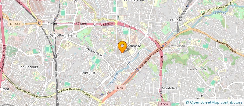localisation de l'entreprise C.G.A. PME à MARSEILLE