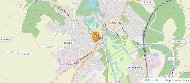 localisation de l'entreprise C G B à MAINTENON