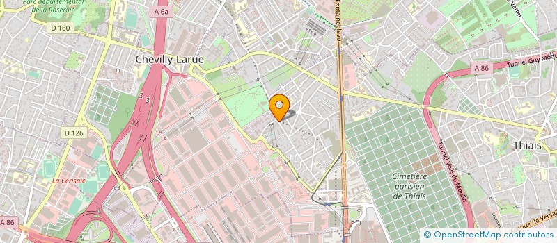 localisation de l'entreprise C G B A BATIMENT  CHEVILLY-LARUE