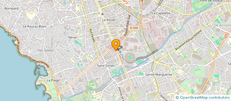 localisation de l'entreprise C G BAT à MARSEILLE