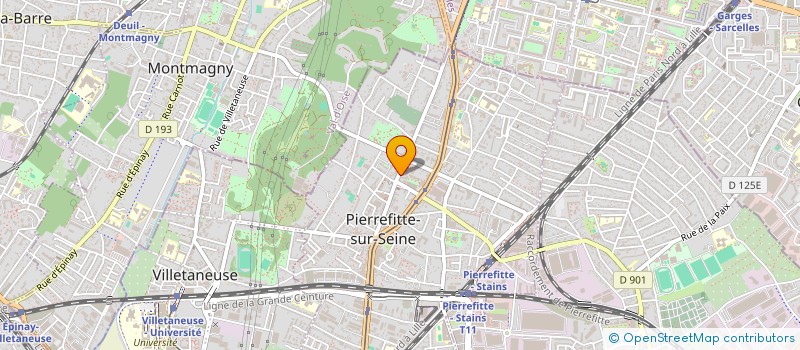 localisation de l'entreprise C.G.C. BAT à PIERREFITTE-SUR-SEINE