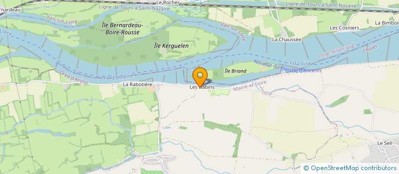 localisation de l'entreprise C.G.C.S.  OREE-D'ANJOU