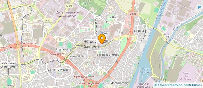 localisation de l'entreprise C & G CACAO à HEROUVILLE-SAINT-CLAIR