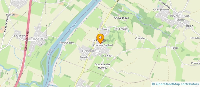 localisation de l'entreprise C.G. CARTILLIER  GENOUILLEUX