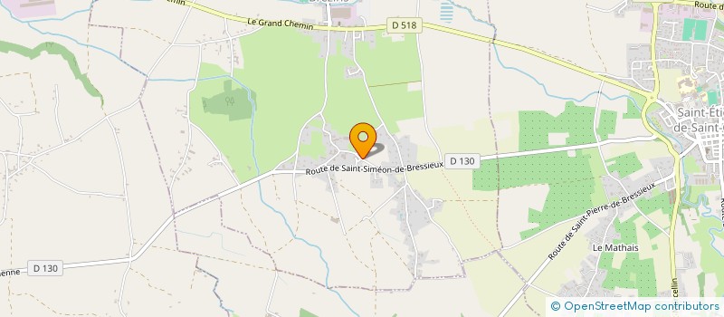 localisation de l'entreprise C.G CHAUFFAGE PLOMBERIE SANITAIRE  BREZINS