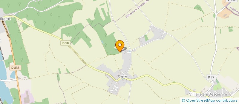 localisation de l'entreprise C G CONSEIL à VILLIERS-EN-DESŒUVRE