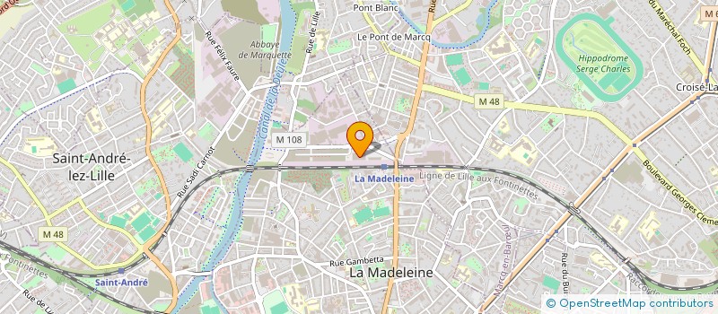 localisation de l'entreprise C G D DIS à LA MADELEINE