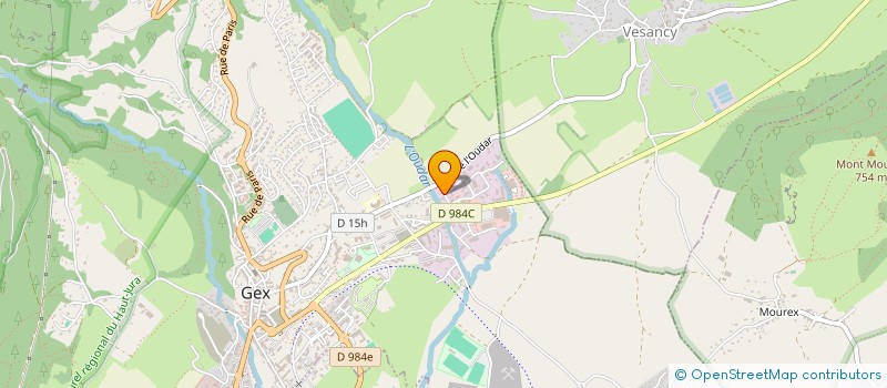 localisation de l'entreprise C&G DEL  GEX