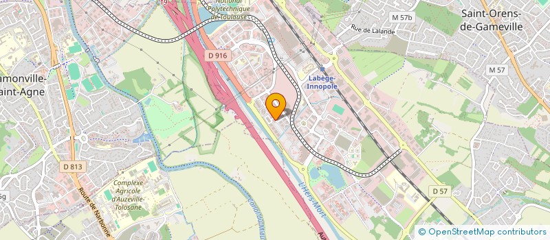 localisation de l'entreprise C.G.E.A CABINET GESTION DES ENTREPRISES ET ADMINISTRATION  LABEGE