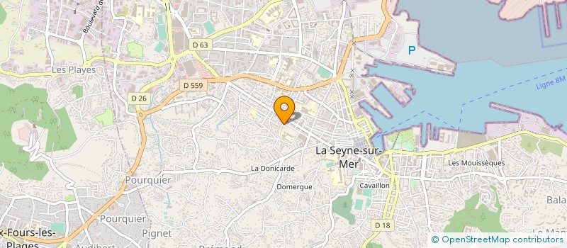 localisation de l'entreprise C.G.E.R à LA SEYNE-SUR-MER