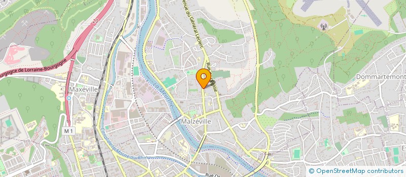 localisation de l'entreprise C.G.F.M.  MALZEVILLE