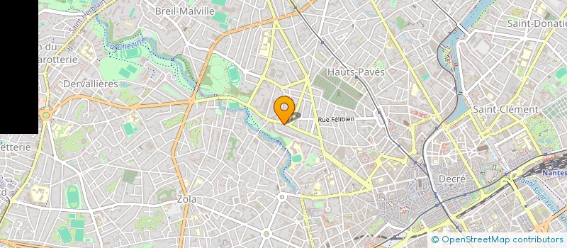 localisation de l'entreprise C G FINANCE à NANTES
