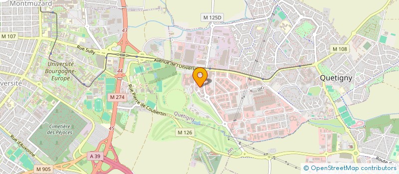 localisation de l'entreprise C.G FINANCES  QUETIGNY