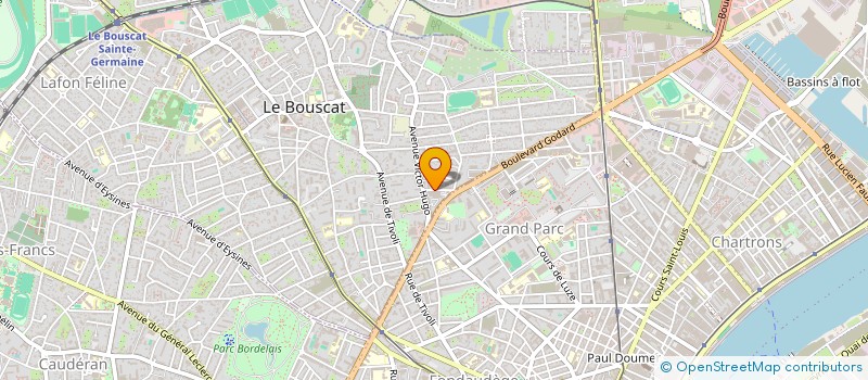 localisation de l'entreprise C G FITNESS  LE BOUSCAT