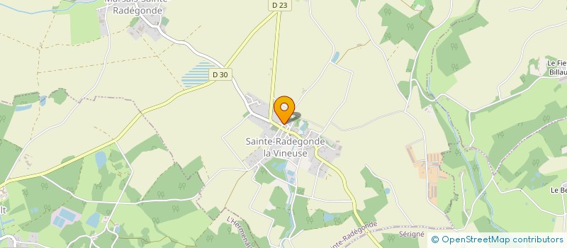 localisation de l'entreprise C.G.G.  MARSAIS-SAINTE-RADEGONDE