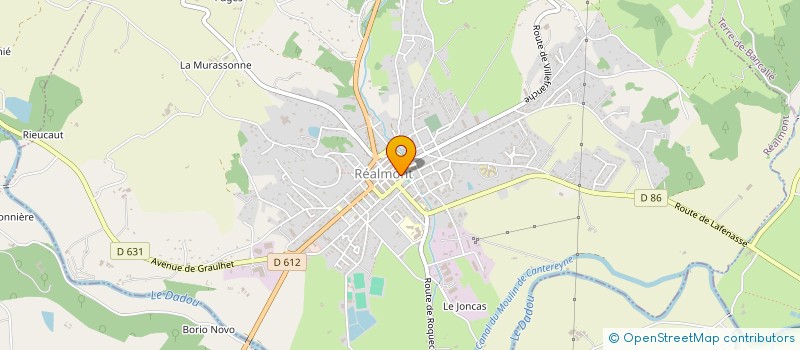 localisation de l'entreprise C G H à REALMONT