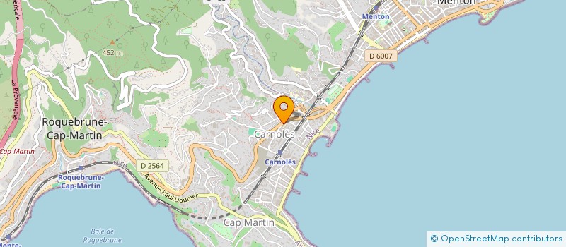 localisation de l'entreprise C.G.I  ROQUEBRUNE-CAP-MARTIN